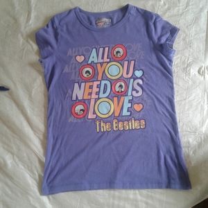 (3/$25 bundle) Girls(XL)  retro Beatles t shirt